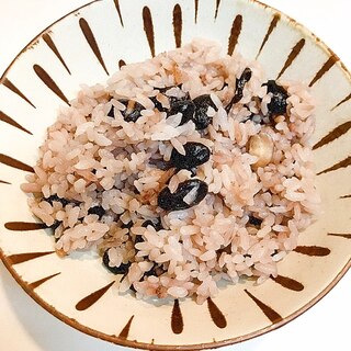 黒豆ご飯の基本♪